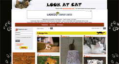 Desktop Screenshot of lookatcat.com